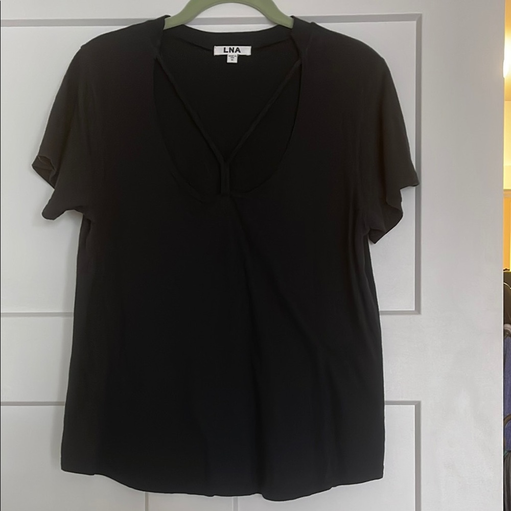 LNA Women's Black Top NWOT. Made in the USA!